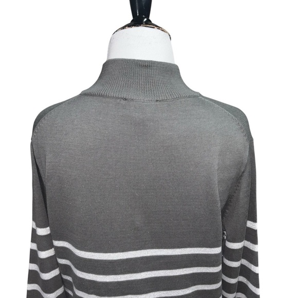 Gameday Couture Women's M Medium 1/4 Zip Knit Sweater LSU Louisiana State - Picture 7 of 8